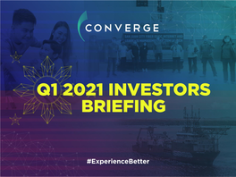 1Q2021 Financial Results Briefing Presentation