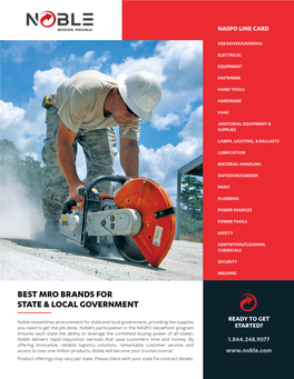 Best Mro Brands for State & Local Government