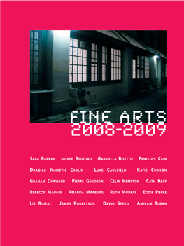 Fine Arts 2008-2009