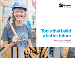 Tools That Build a Better Future