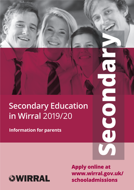 Secondary Education in Wirral 2019/20