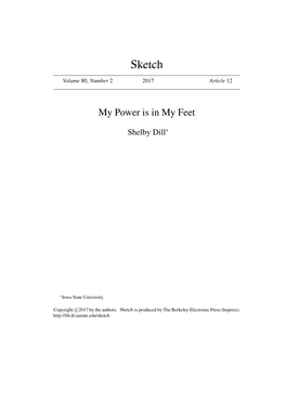 My Power Is in My Feet