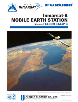 Inmarsat-B MOBILE EARTH STATION Models FELCOM 81A/81B
