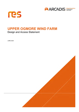 UPPER OGMORE WIND FARM Design and Access Statement