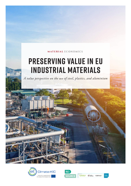 Preserving Value in EU Industrial Materials