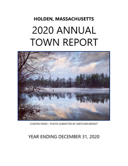 2020 Annual Town Report