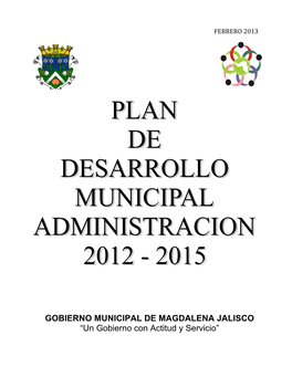 Plan De Desarrollo Municipal De Magdalena Pag