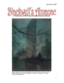 2020 August Issue Blackwell's Almanac