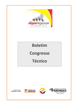 Boletim Congresso Técnico