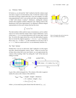 5.5 Volumes: Tubes 435