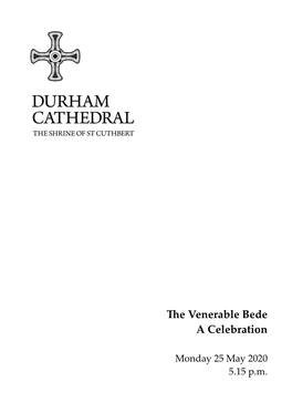 The Venerable Bede a Celebration