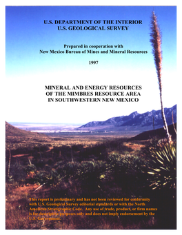 U.S. Department of the Interior U.S. Geological Survey