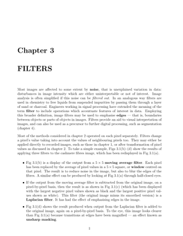 Chapter 3 FILTERS