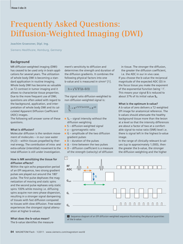 Diffusion-Weighted Imaging (DWI)