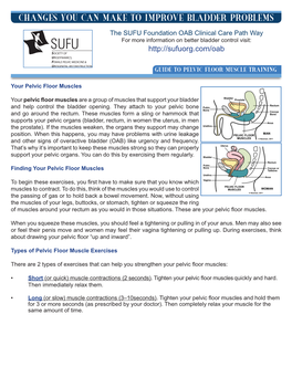 Changes You Can Make to Improve Bladder Problems