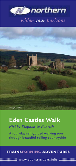 Eden Castles Walk Kirkby Stephen to Penrith a Four-Day Self-Guided Walking Tour Through Beautiful Rolling Countryside