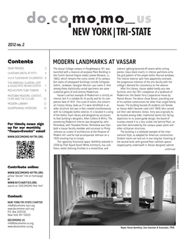 DOCOMOMO 2012 No 2 Newsletter