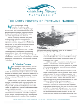 The Dirty History of Portland Harbor