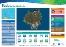 Badu Land and Sea Profile