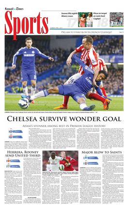 Chelsea Survive Wonder Goal
