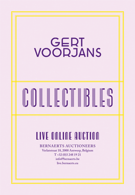 Collectibles Gert Voorjans