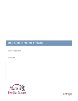 Bond Issuance Process Overview