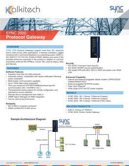 SYNC 2000 Protocol Gateway