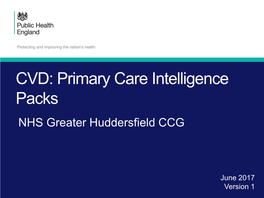 Greater Huddersfield CCG