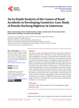 Case Study of Douala-Dschang Highway in Cameroon