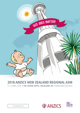 2018 Anzics New Zealand Regional Asm 4 – 6 April 2018