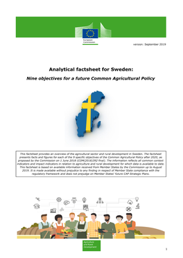 SE Analytical Factsheet for Sweden