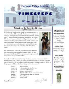 Winter 2015-2016 Newsletter Temp.Pub