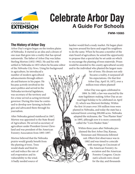 Celebrate Arbor Day a Guide for Schools