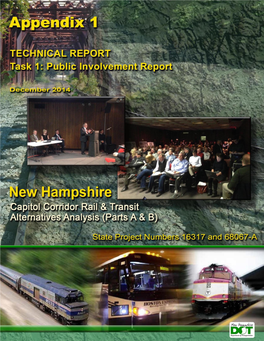 Public Involvement Report – December 2014