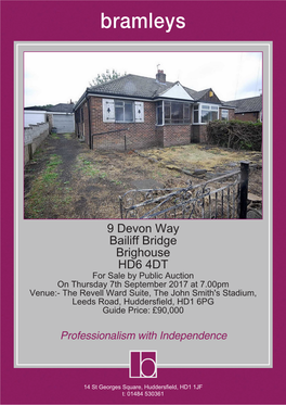 9 Devon Way Bailiff Bridge Brighouse HD6