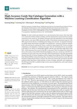 High-Accuracy Guide Star Catalogue Generation with a Machine Learning Classiﬁcation Algorithm
