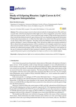 Study of Eclipsing Binaries: Light Curves & O-C Diagrams Interpretation