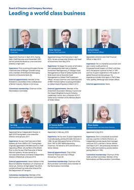 Schroders Annual Report Governance Report