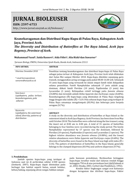 Jurnal Bioleuser Vol