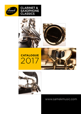 Download the Clarinet Saxophone Classics Catalogue