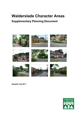 Walderslade Character Areas Supplementary Planning Document