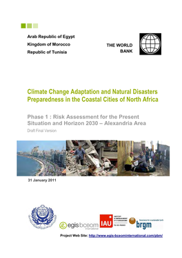 Climate Change Adaptation and Natural Disasters Preparedness in the Coastal Cities of North Africa