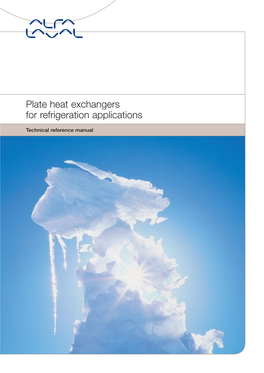 Plate Heat Exchangers for Refrigeration Applications