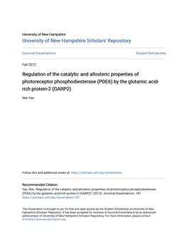 PDE6) by the Glutamic Acid- Rich Protein-2 (GARP2)