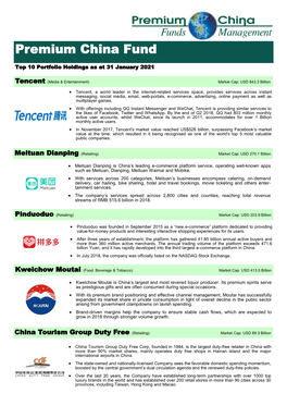 Premium China Funds Management