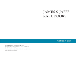 James S. Jaffe Rare Books