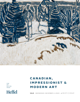 Canadian, Impressionist & Modern