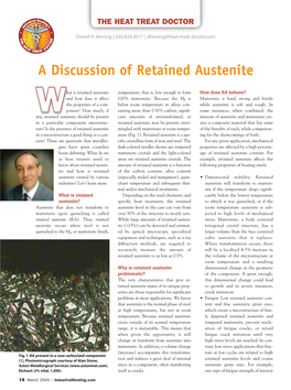 Retained Austenite