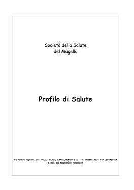 Profilo Di Salute