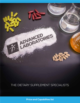 The Dietary Supplement Specialists